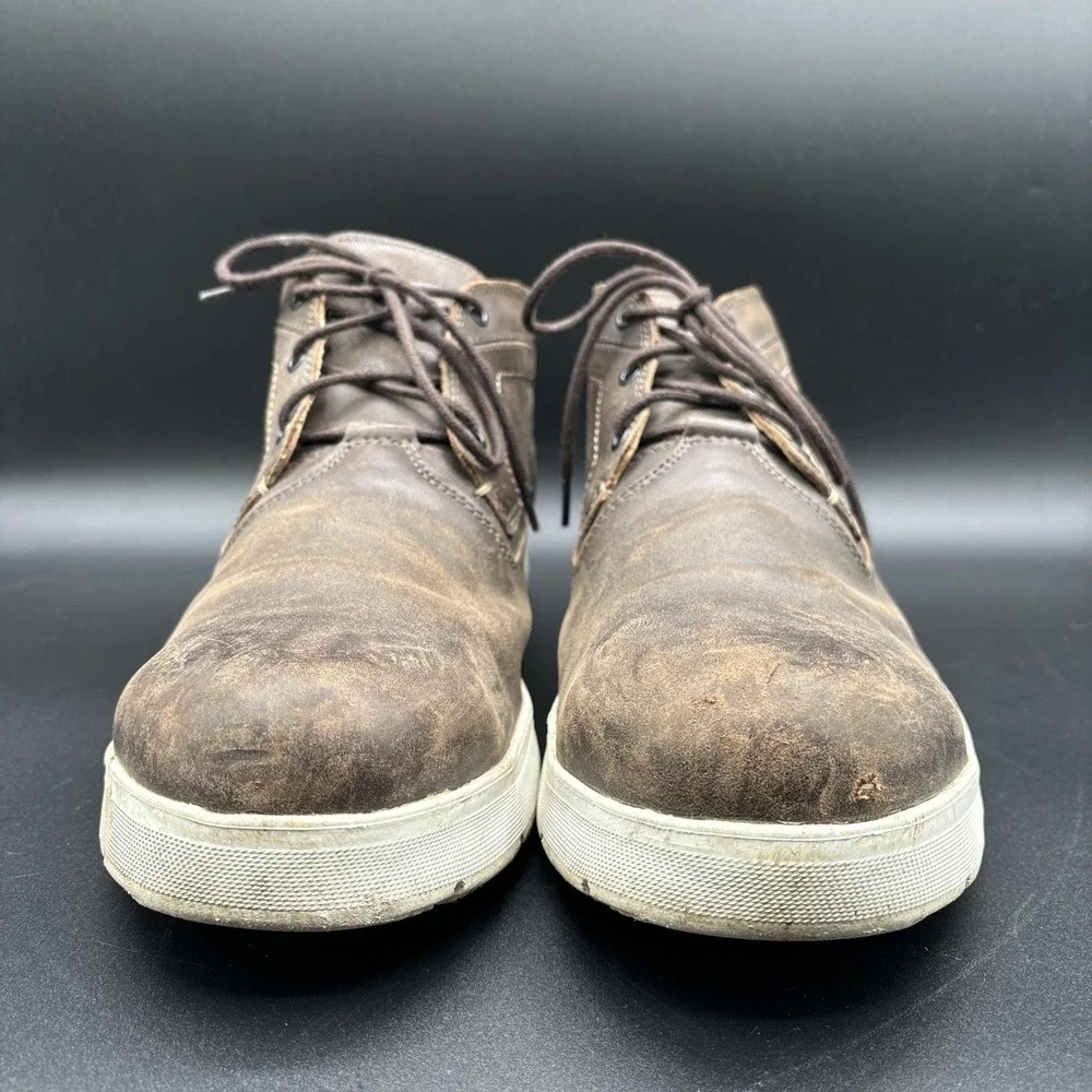 Red Wing Shoes Cross Lite 6719 Men's 10 D Chukka‎ Boot Brown Safety Aluminum Toe